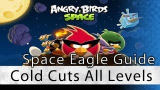 Angry Birds Space  Cold Cuts All Levels 100 Space Eagle Walkthrough 21 thru 230  WikiGameGuides [upl. by Collbaith320]