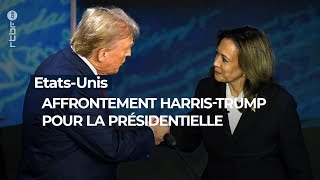 EtatsUnis  premier affrontement direct entre Harris et Trump pour la présidentielle  RTBF Info [upl. by Kelton]