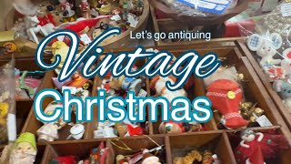 Thrifting Vintage Christmas Antique Shopping Maumee quotMega Mallquot Ohio [upl. by Byrne]