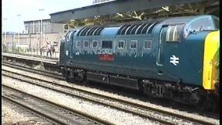 CLASS 55 55019 ROYAL HIGHLAND FUSILIER DELTIC RAIL TOUR 1999 [upl. by Sheryle]