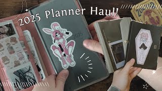 ☾ 2025 Planner Haul  Hobonichi Midori and more [upl. by Itra]