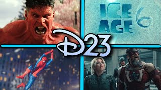 All The New Disney Reveals amp MCU Trailers D23 Brazil [upl. by Darmit]