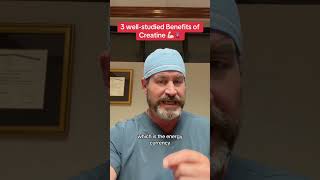 3 wellstudied benefits of Creatine doctor surgeon creatine creatinebenefits strengthexercise [upl. by Kremer]