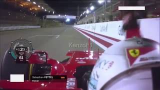 Sebastian Vettel wins the Bahrain GP 2017  Last Lap Onboard [upl. by Manoff]