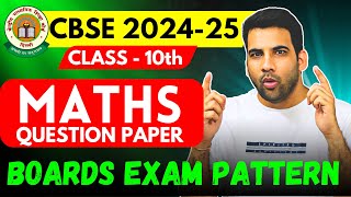 Board Exams Pattern Class 10 Maths  Chapter wise weightage  cbse class10 [upl. by Eryn750]