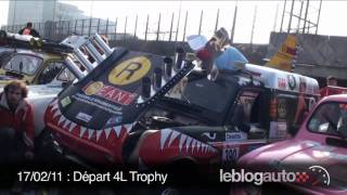 Départ de 4L Trophy 2011 au stade de France [upl. by Nnaesor471]