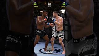 Francis ngannou vs Stipe miocic Highlights UFC Games 🔥👊 [upl. by Amitaf]