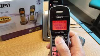 How to DeRegister and ReRegister Uniden DECT Cordless Phones [upl. by Einrae]