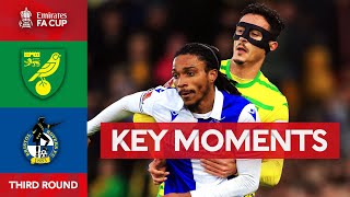 Norwich City v Bristol Rovers  Key Moments  Third Round  Emirates FA Cup 202324 [upl. by Gibby900]