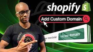 How To Add A Custom Domain To Shopify [upl. by Sidoeht915]