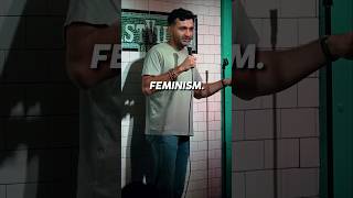 Woman Aren’t Feminists  Nimesh Patel standupcomedy comedyshorts [upl. by Anihsit]