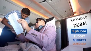 Budget Business Class Seat  Kathmandu To Dubai  Family Vacation  Sega Gurung [upl. by Tedric]