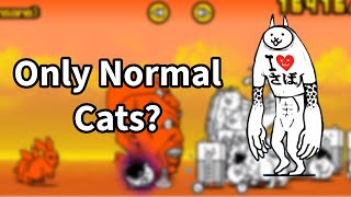 Can you beat all Crazed Cat stages with only Normal Cats  The Battle Cats [upl. by Kristof812]