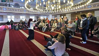 Open Mosque Day Germanys mosques open their doors to public [upl. by Einnhoj]