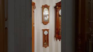 Miniatur SeilzugRegulator Wallclock Kieninger Germany [upl. by Aisetra]