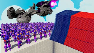 200x MEGATRON  1x GIANT vs EVERY GOD  Totally Accurate Battle Simulator TABS [upl. by Ornas547]