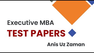 EMBA Test Paper 2024 FREE pdf eBook for DOWNLOAD [upl. by Seuqcaj319]