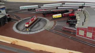 Fleichmann Turntable controlled by TTDEC and Traincontroller Gold [upl. by Odnamla]