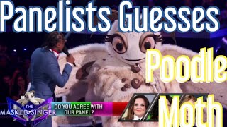 Panelists Guesses on Poodle Moth  The Masked Singer USA Season 11 Ep 4 [upl. by Marjana]