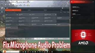 How to fix Problem AMD ReLive does not recording microphone audio [upl. by Yellek]