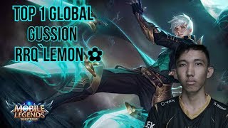 TOP 1 GLOBAL GOSSEN RRQLemon ✿  Legendary Assassin [upl. by Elenaj]