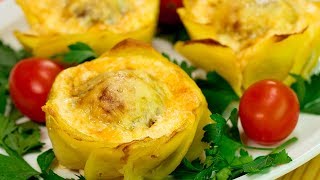 Un plat parfait pour le repas de fête – petits paniers de pommes de terre à la viande ǀSavoureuxTV [upl. by Muffin]