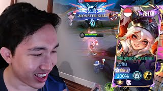 REVIEW SKIN STARLIGHT LYLIA  Mobile Legends MLBBIDCreator [upl. by Ecirrehs]