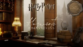 Study at the Hogwarts ✧˖°Pomodoro 255 🔔 2 hours🦉Harry Potter inspired [upl. by Duane895]