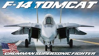 F14 Tomcat  The Original Top Gun Grummans carriercapable supersonic fighter aircraft  Upscaled [upl. by Rawden]