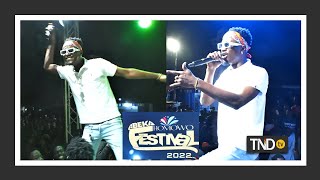 D Sherif King of Nima Music thrilled fans at Abeka Homowo Festival Energetic performance [upl. by Diraj]