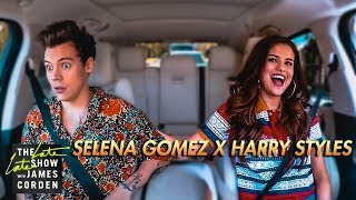 Selena Gomez amp Harry Styles Carpool Karaoke [upl. by Stag914]