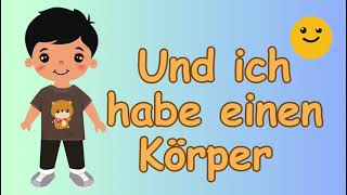 DEUTSCH LERNEN für Kinder  aprende aleman Die Körperteile [upl. by Ornie]