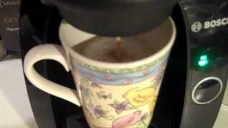 Tassimo T20 Home Brewing System Demo [upl. by Euqinemod]