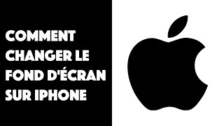 Comment changer le fond décran sur iPhone [upl. by Digirb162]