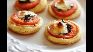 small bite size appetizersmini finger food appetizers for dinner parties [upl. by Odnumyer]