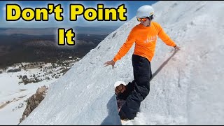 Tips and Tricks for Snowboarding Steep Terrain [upl. by Asiil]