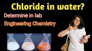 Determination of chloride ion in water competitive exam learning [upl. by Nylyahs]