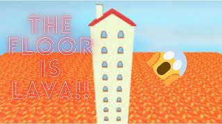 ROBLOX THE FLOOR IS LAVA [upl. by Head547]