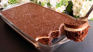 Incredibly delicious dessert very quick and easy no condensed milk it melts in your mouth [upl. by Nisay]