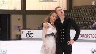 Anna SimovaKirill Aksenov SVK Nebelhorn Trophy 2024 Free dance [upl. by Heidi]