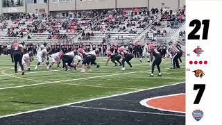 CUAA Football  NAIA FCS Round 1 highlights [upl. by Atnuhs751]