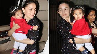 Finally Alia Bhatt gave first glimpse of daughter Raha Kapoor  Alia ki Beti Raha Kapoor ka Photo [upl. by Alidia]