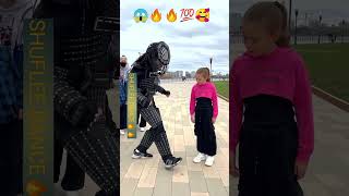 TEACHING SHUFFLE ⭐️ LITTLE GIRL DANCING 😱🔥💯 ASTRONOMIA TUZELITY NEON MODE 😎💥 [upl. by Angadreme]