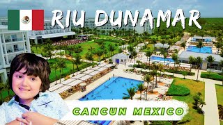 Kid friendly RIU Dunamar All Inclusive Resort in Cancun Mexico [upl. by Gino957]