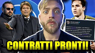 💣🔥 CONTE AL NAPOLI “SIAMO ALLE FIRME” CHIESTO CHIESA A DE LAURENTIIS ⚪️🔵 [upl. by Esinart470]