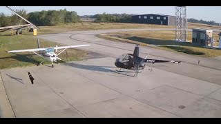 Crash of a Robinson R22 Beta on Sunday October 27 2024 at Pearland Regional Airport KLVJ Texas [upl. by Chic121]