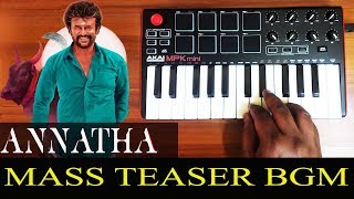 Annatha  Mass Bgm Ringtone By Raj Bharath  Rajinikanth  DImman  Thalaivar168 [upl. by Eelasor]