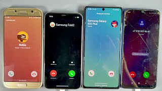 Incoming Calls Samsung Galaxy A7  IPhone 11  Samsung Galaxy Note 20  Redmi Note 7 [upl. by Aihsiyt]