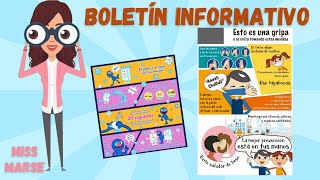 EL BOLETIN INFORMATIVO  Características [upl. by Yhtomit]