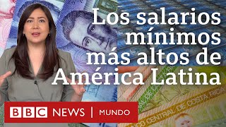 Los 3 países que tienen el salario mínimo más alto de América Latina y para qué alcanza [upl. by Kcirde342]